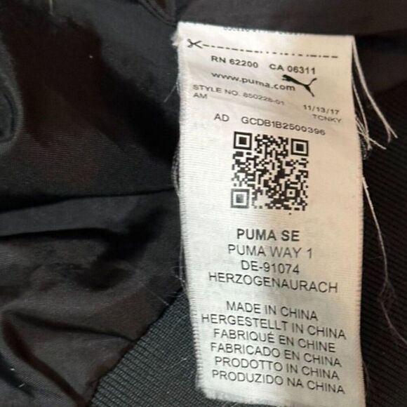 PUMA Women's Blk & White Embroidered Premium Archive T7 Tracksuit Jacket Size M - Picture 9 of 9